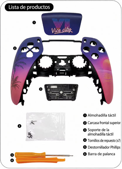 Carcasa decorativa de Grand Theft Auto VI PS5 Basic Set